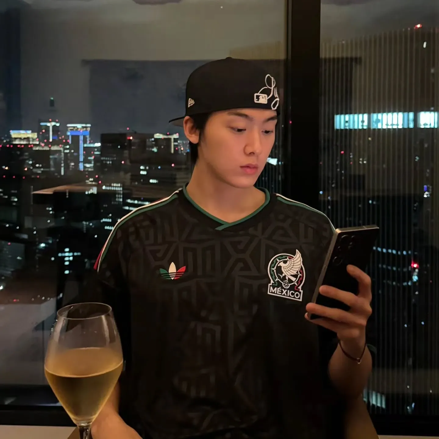 A moment captured by a fan of Yoon Sanha