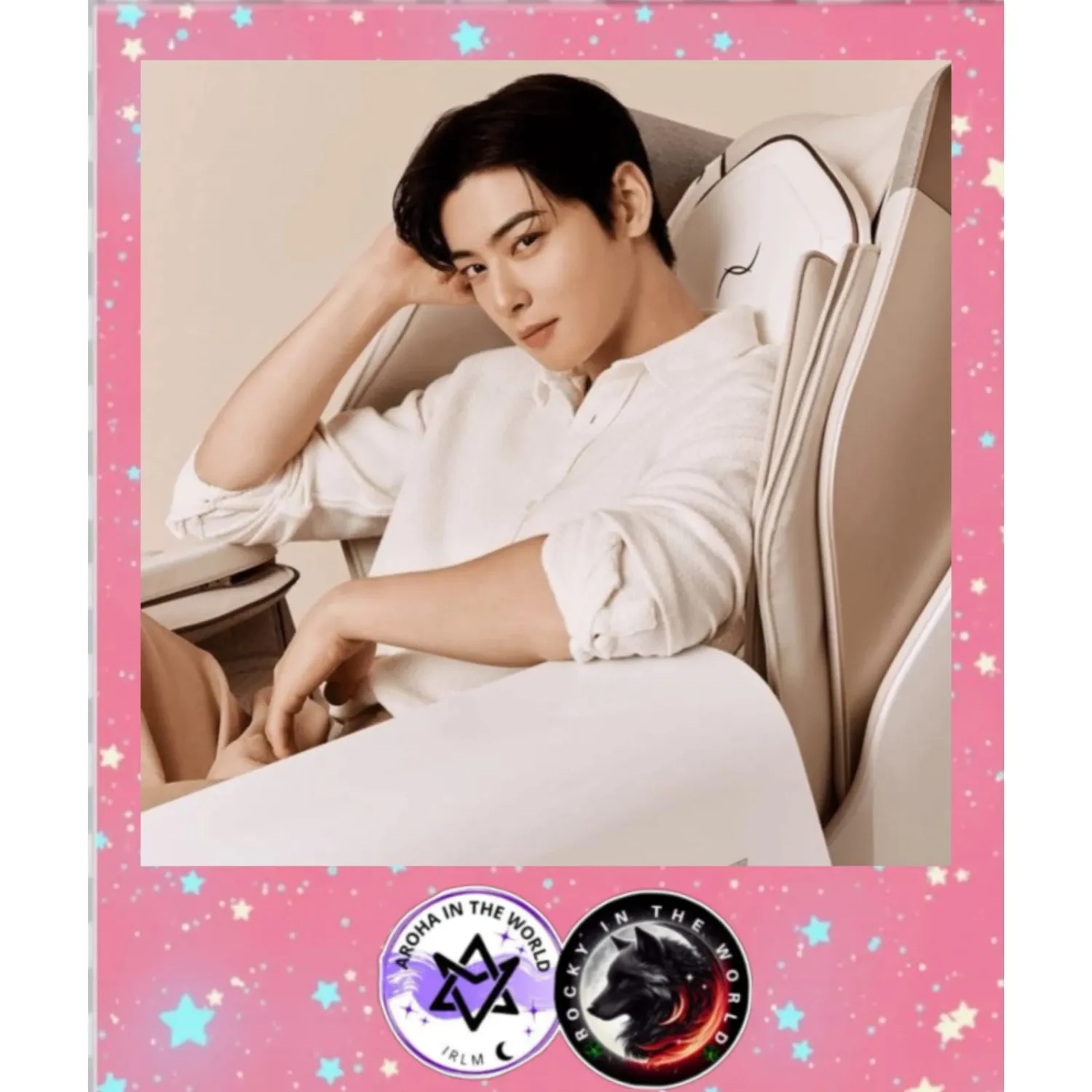 Behind-the-scenes cut of Cha Eunwoo