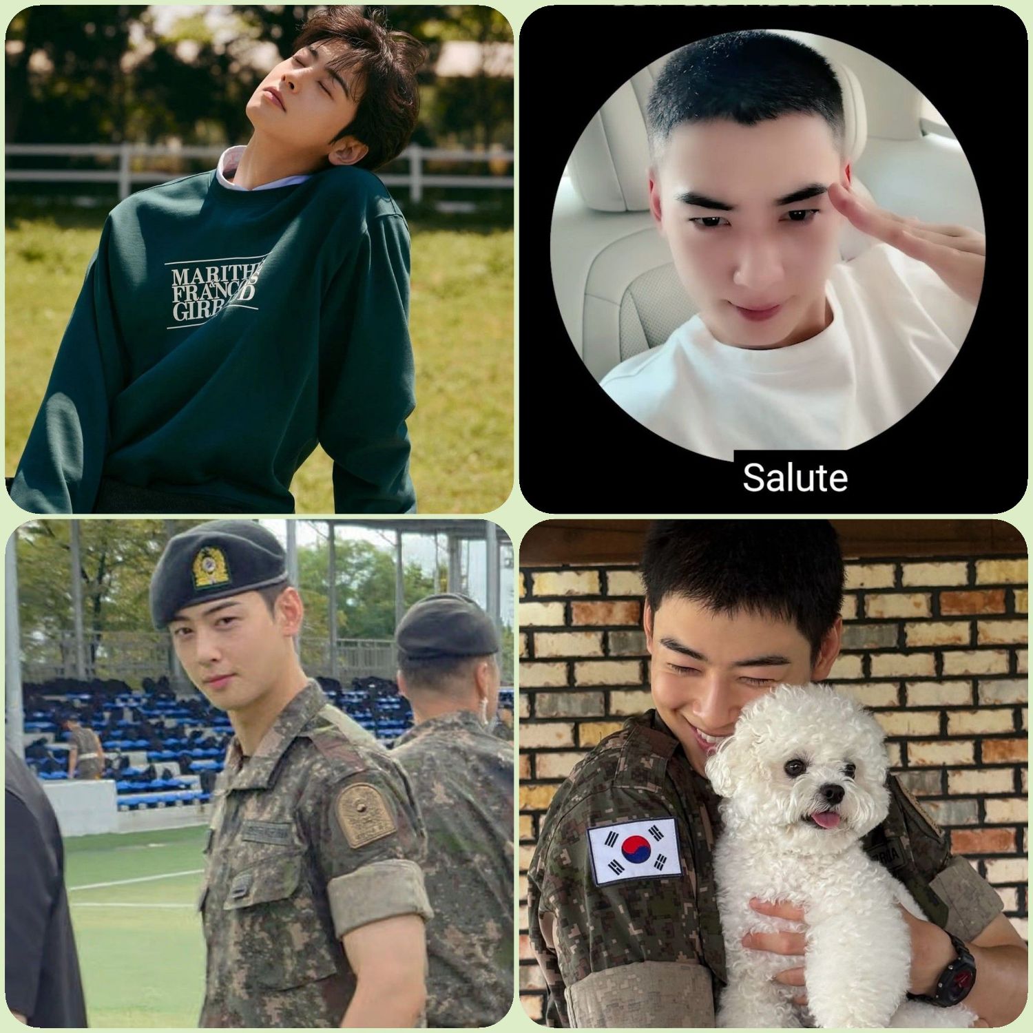 Behind-the-scenes cut of Cha Eunwoo