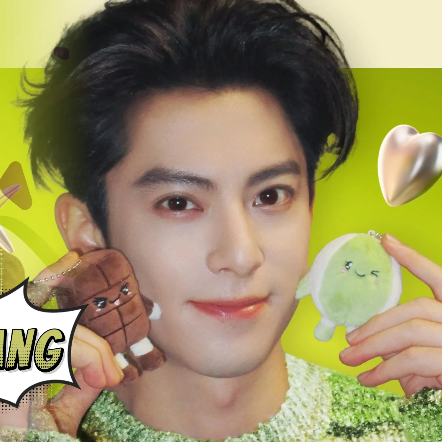 A moment captured by a fan of Dylan Wang