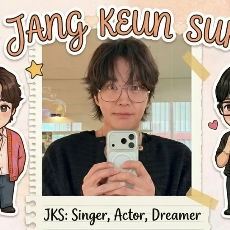 Behind-the-scenes cut of Jang Geunsuk