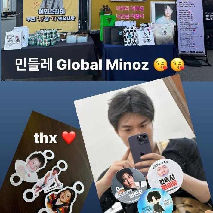 粉絲拍下的李敏鎬瞬間