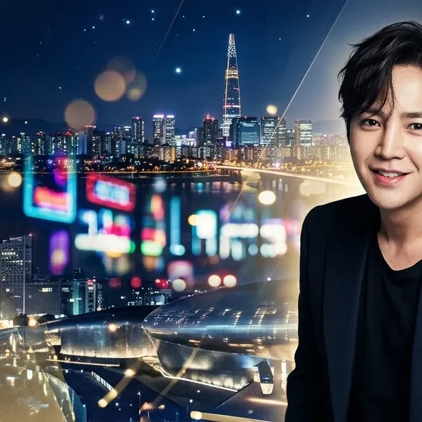 A moment captured by a fan of Jang Geunsuk