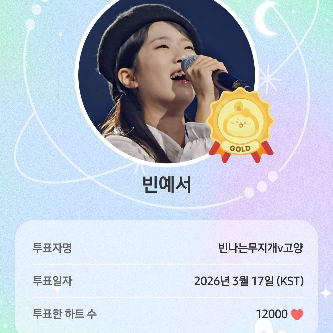 Recent activity shot of Bin Yeseo