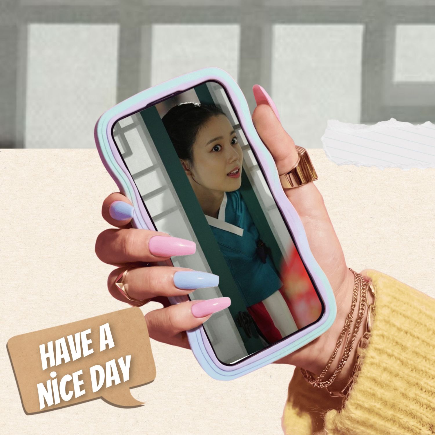 A moment captured by a fan of Moon Chaewon