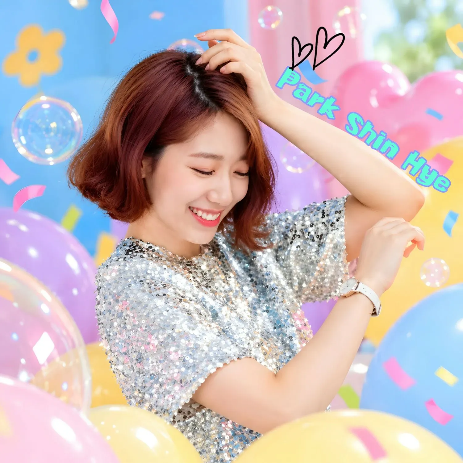 A moment captured by a fan of Park Shinhye