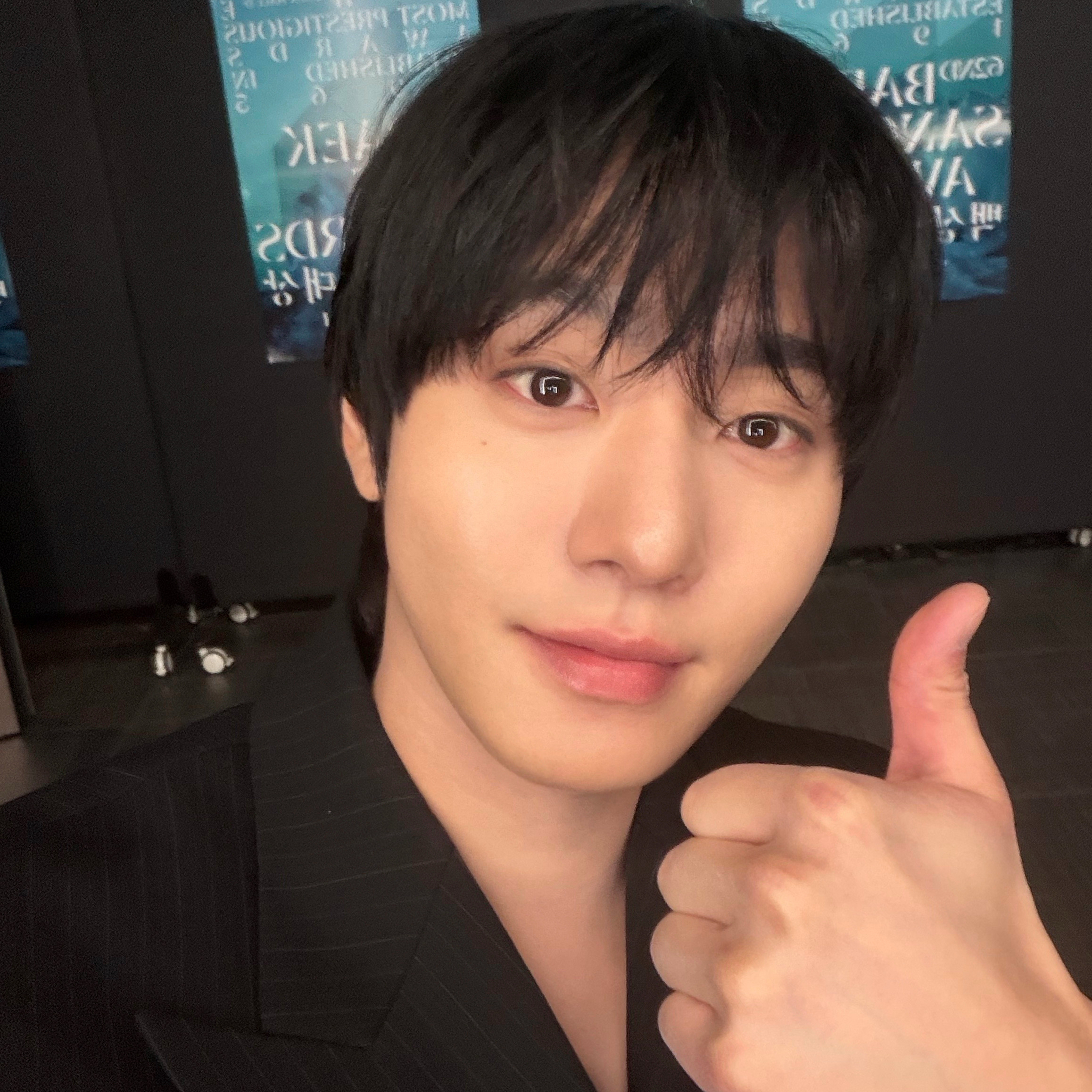 Behind-the-scenes cut of Ahn Hyoseop