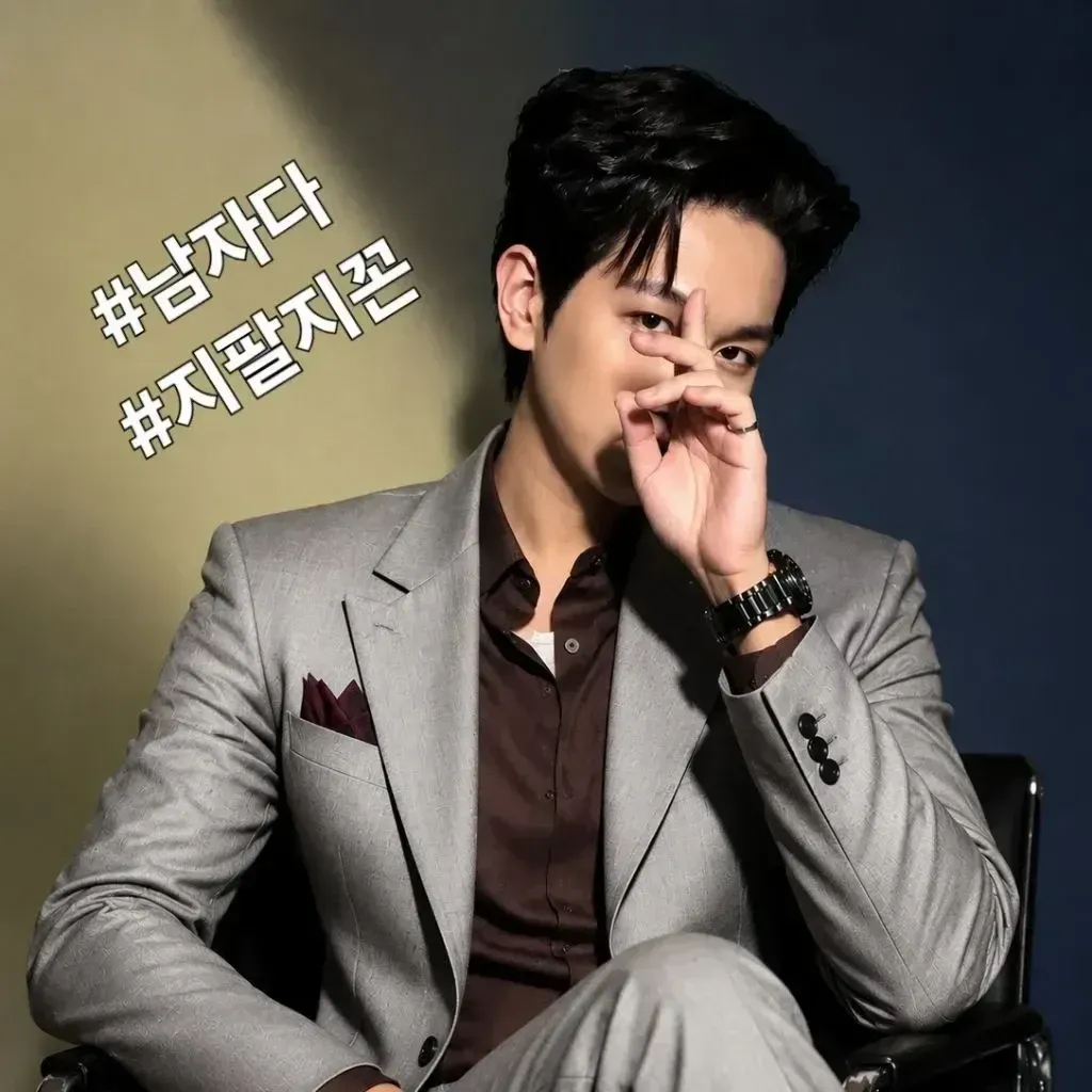 Behind-the-scenes cut of Kim Soochan