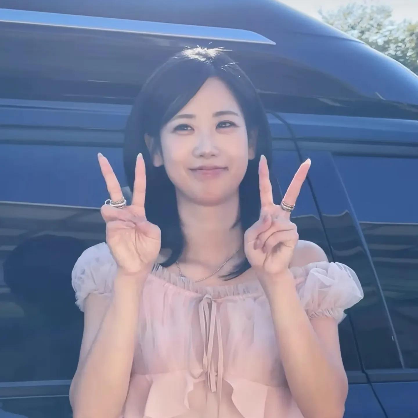 A moment captured by a fan of Kang Hyeyeon