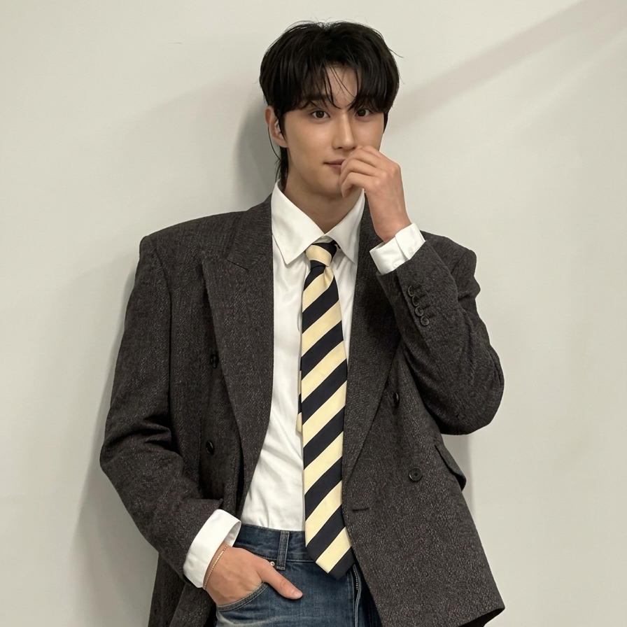 Behind-the-scenes cut of Kim Jaewon