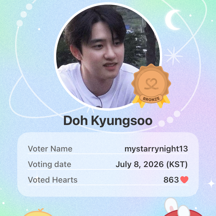 Recent activity shot of Doh Kyungsoo (D.O.)