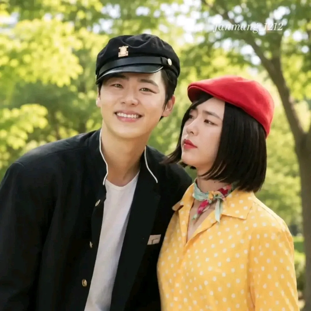 Behind-the-scenes cut of Park Jihyeon