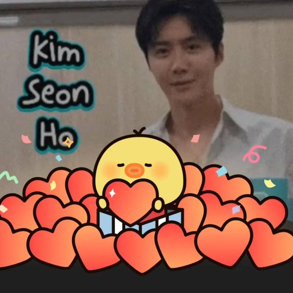 Behind-the-scenes cut of Kim Seonho