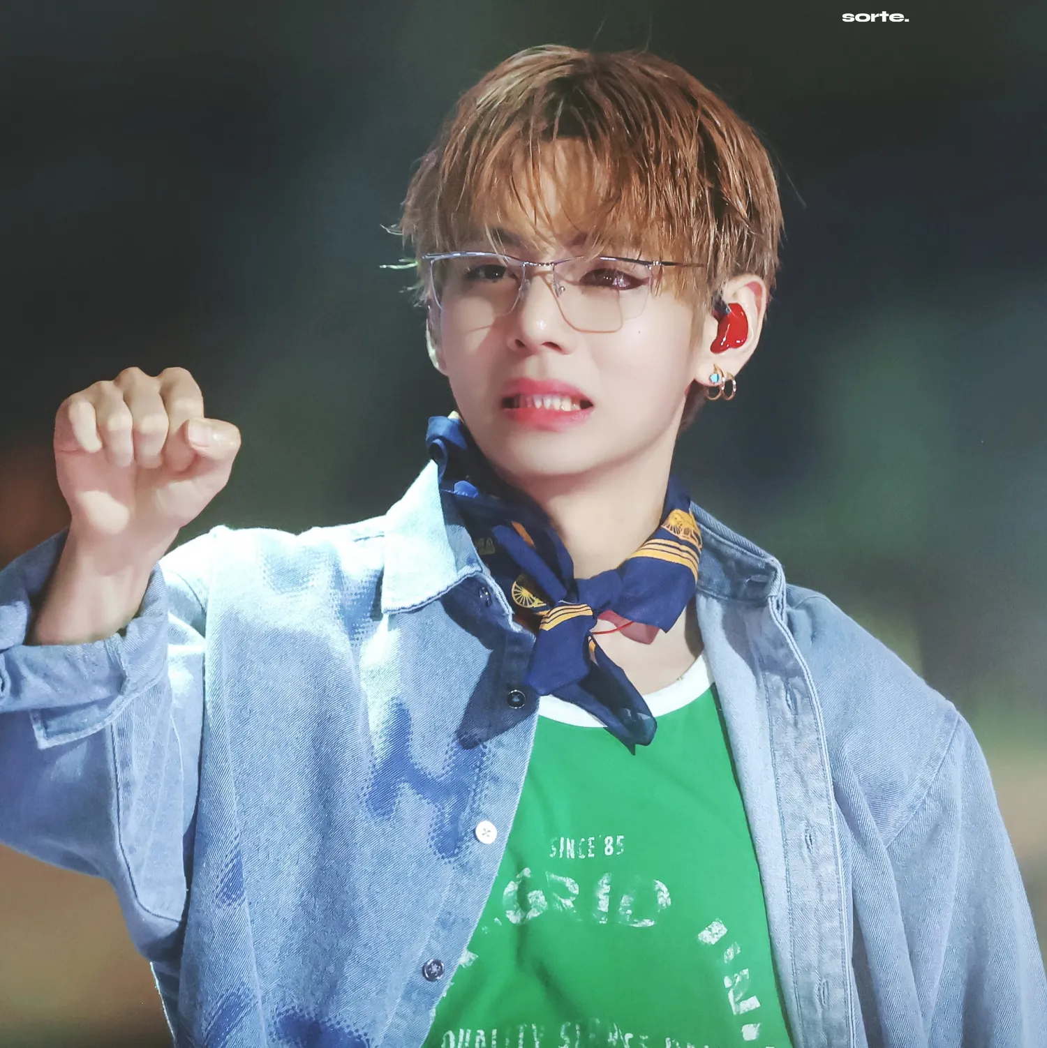 A moment captured by a fan of Kim Taehyung (V)