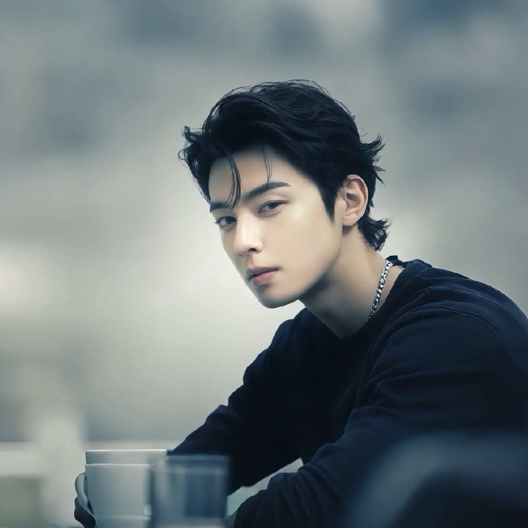 Behind-the-scenes cut of Cha Eunwoo