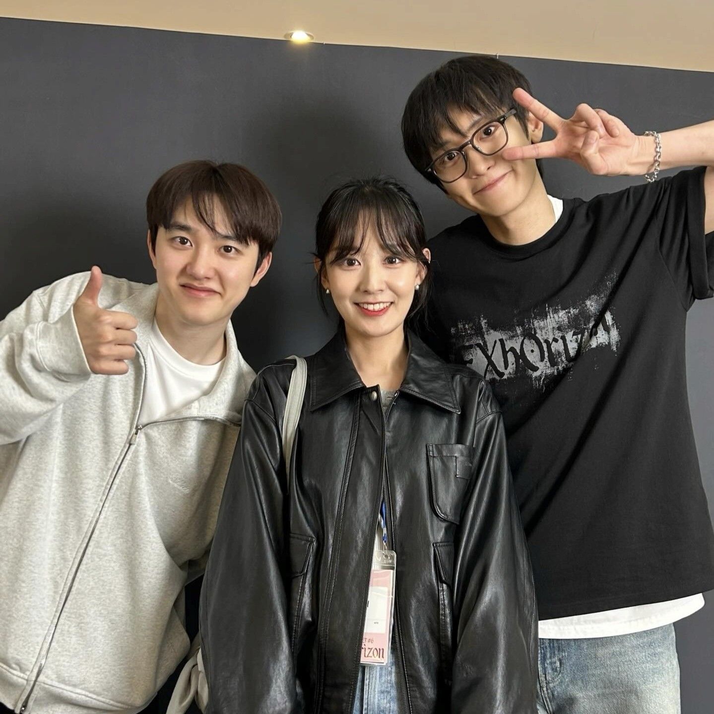 A moment captured by a fan of Chanyeol