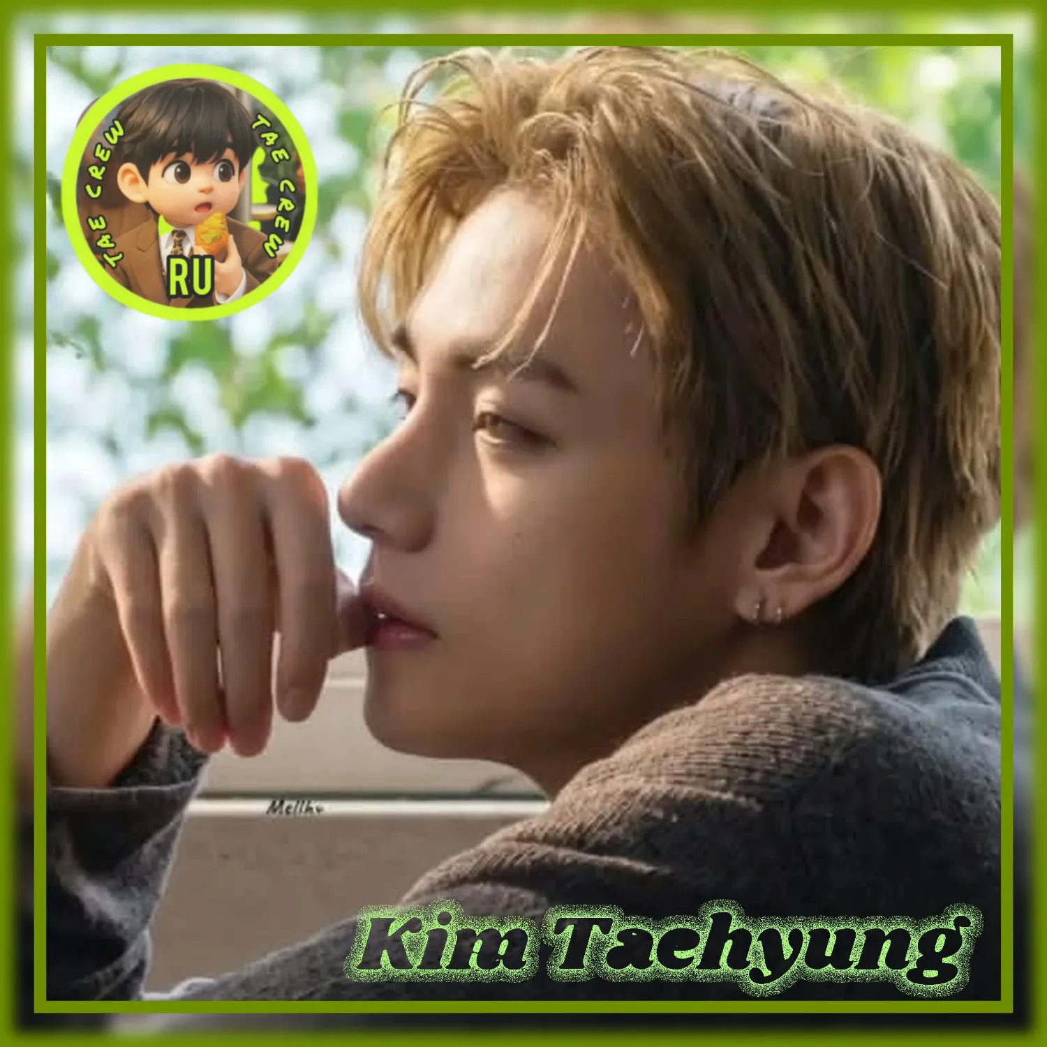 Recent activity shot of Kim Taehyung (V)