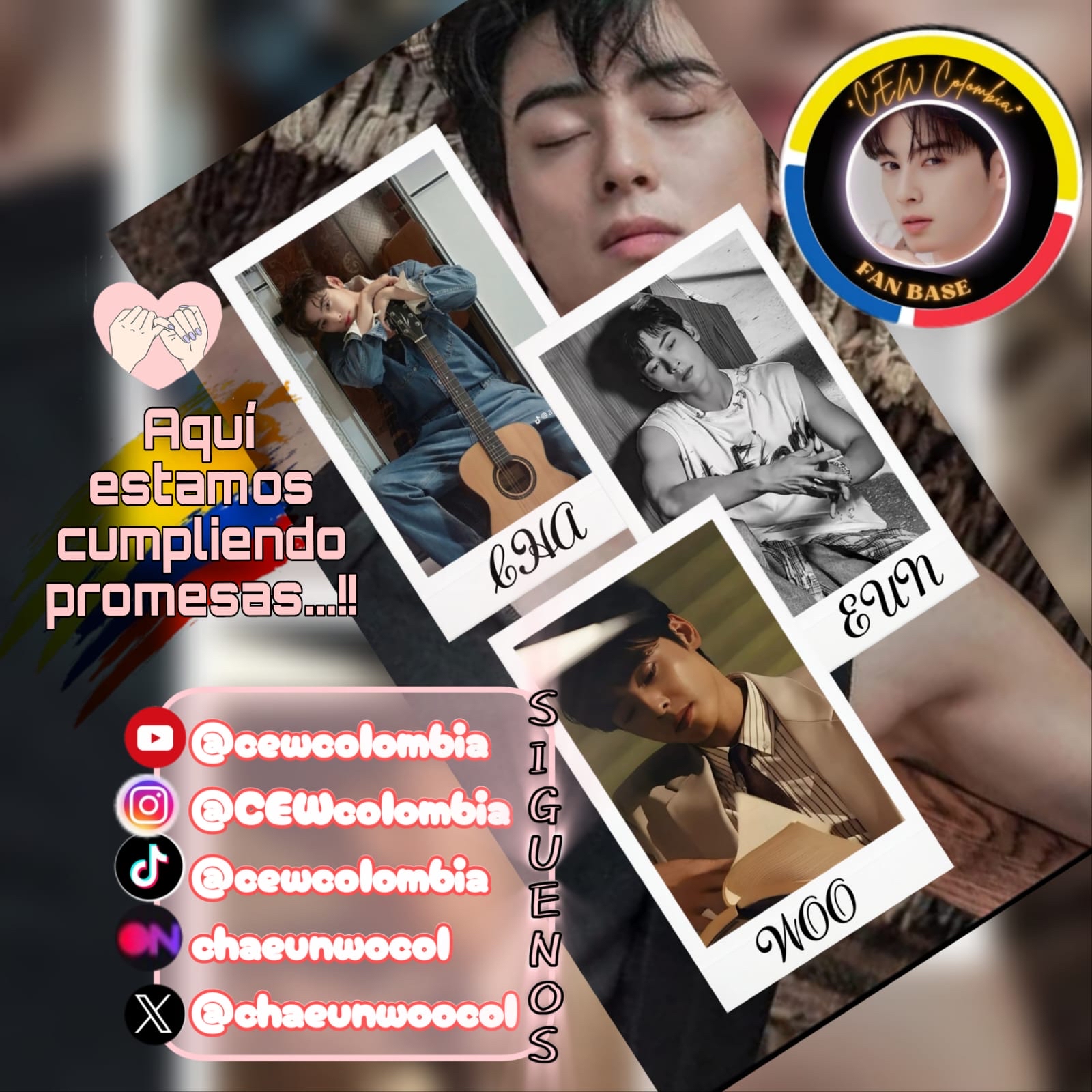 Behind-the-scenes cut of Cha Eunwoo