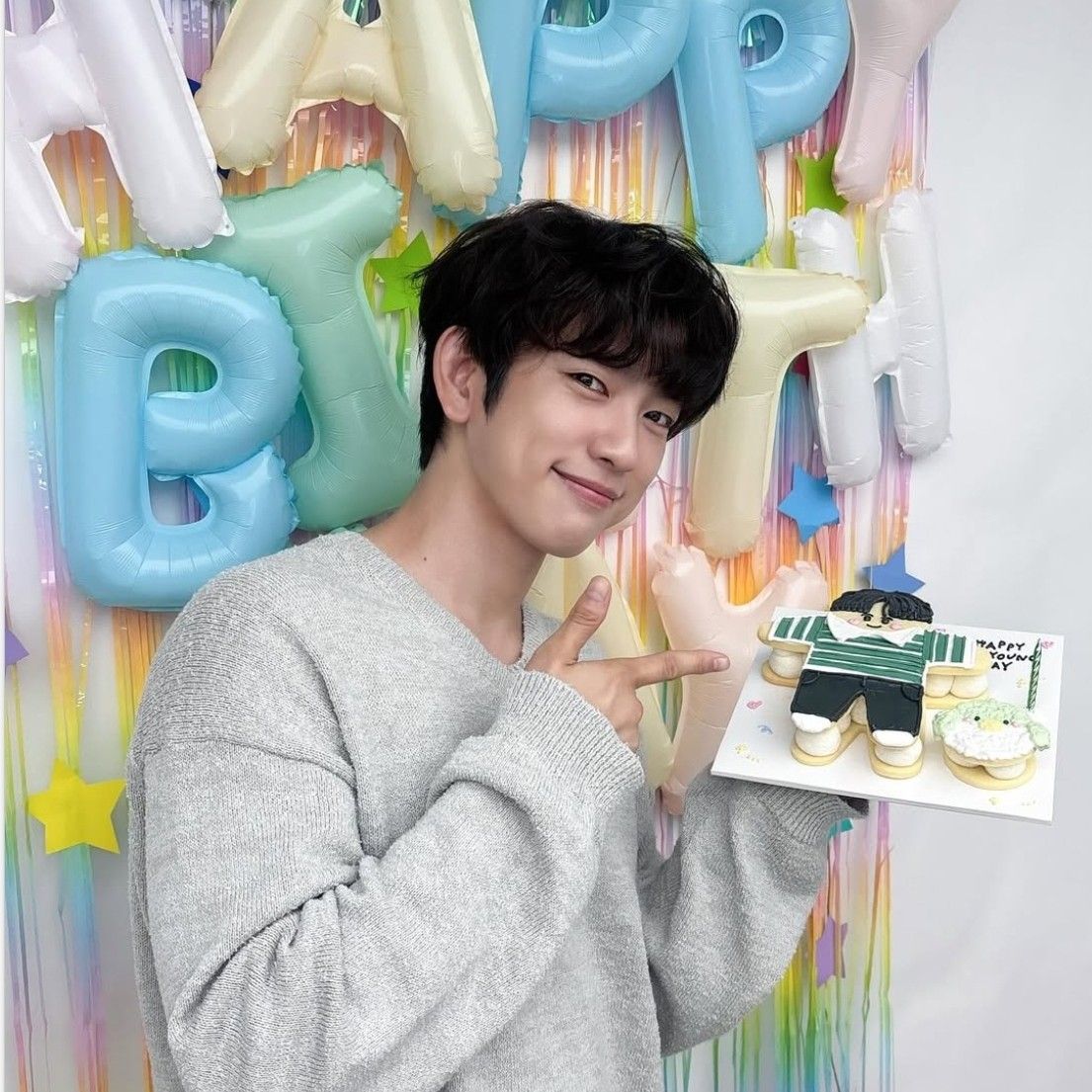 Momen yang diabadikan oleh penggemar Park Jinyoung