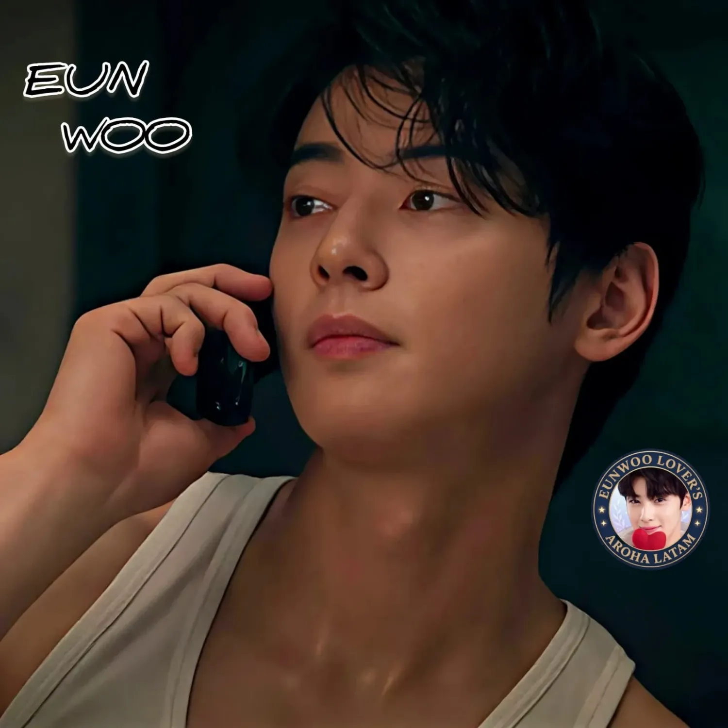 Behind-the-scenes cut of Cha Eunwoo