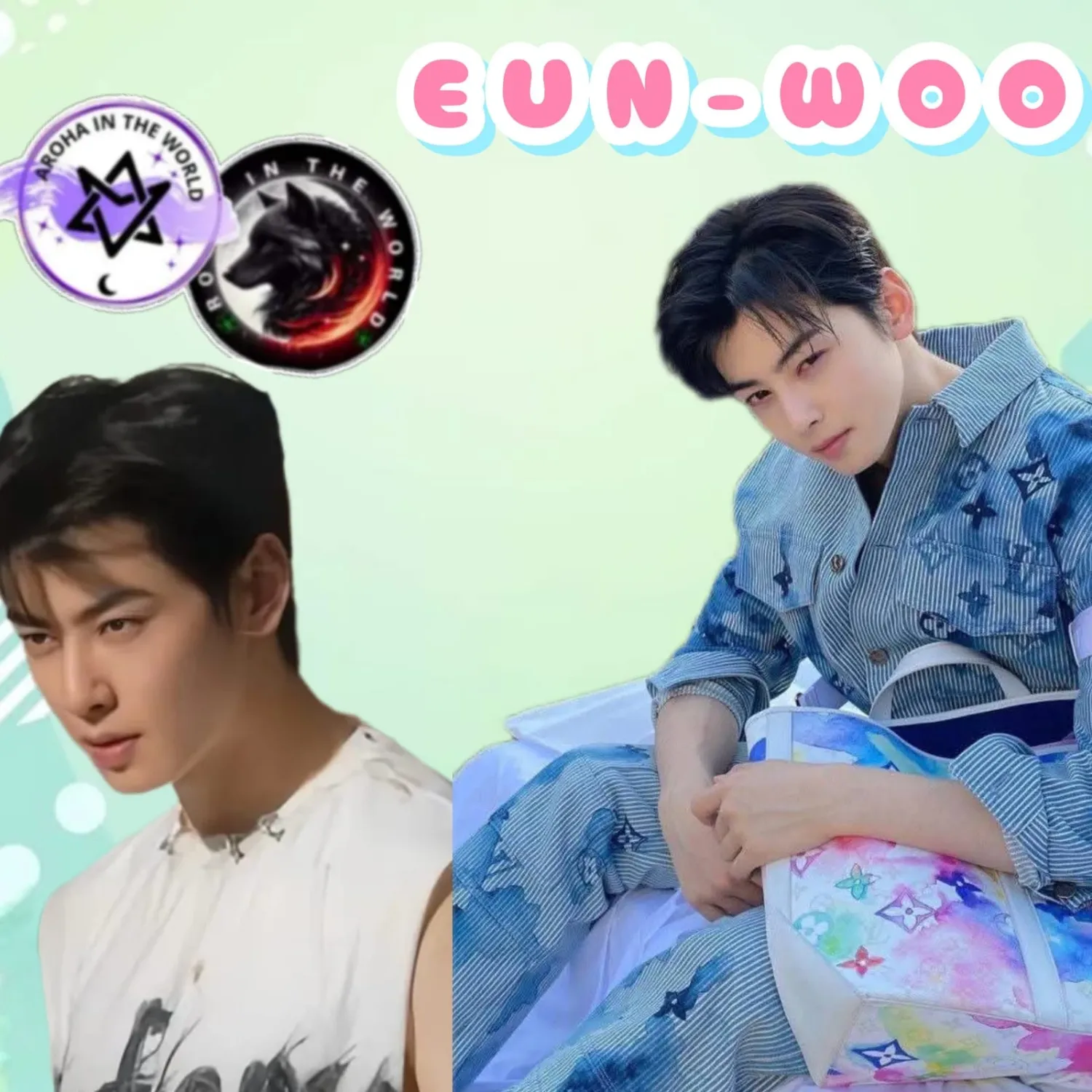 Recent activity shot of Cha Eunwoo