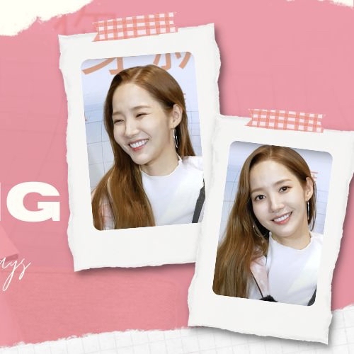 Behind-the-scenes cut of Park Minyoung