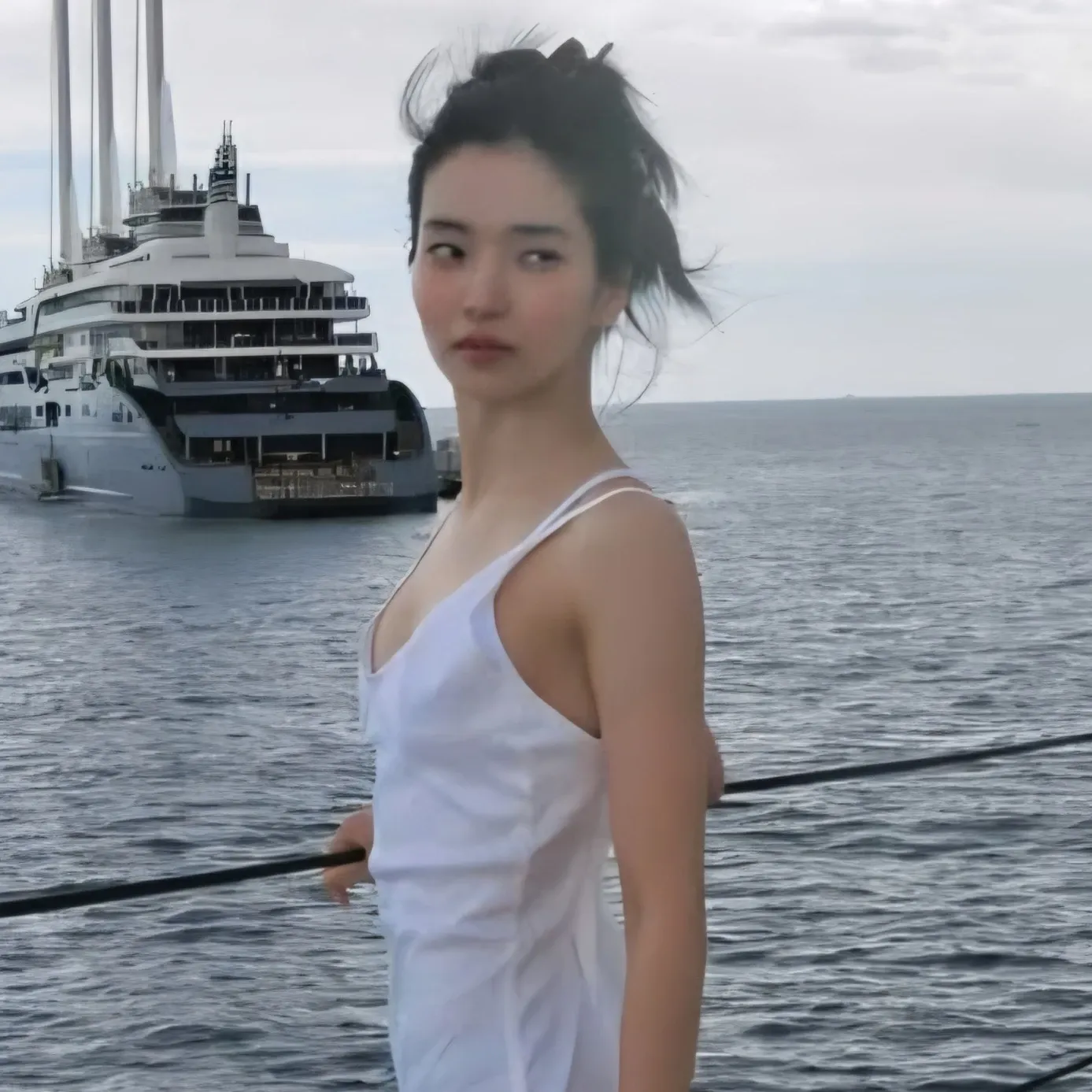 Behind-the-scenes cut of Kim Taeri