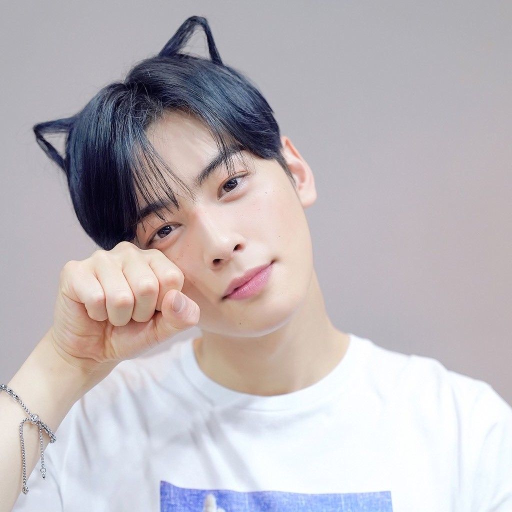 A moment captured by a fan of Cha Eunwoo