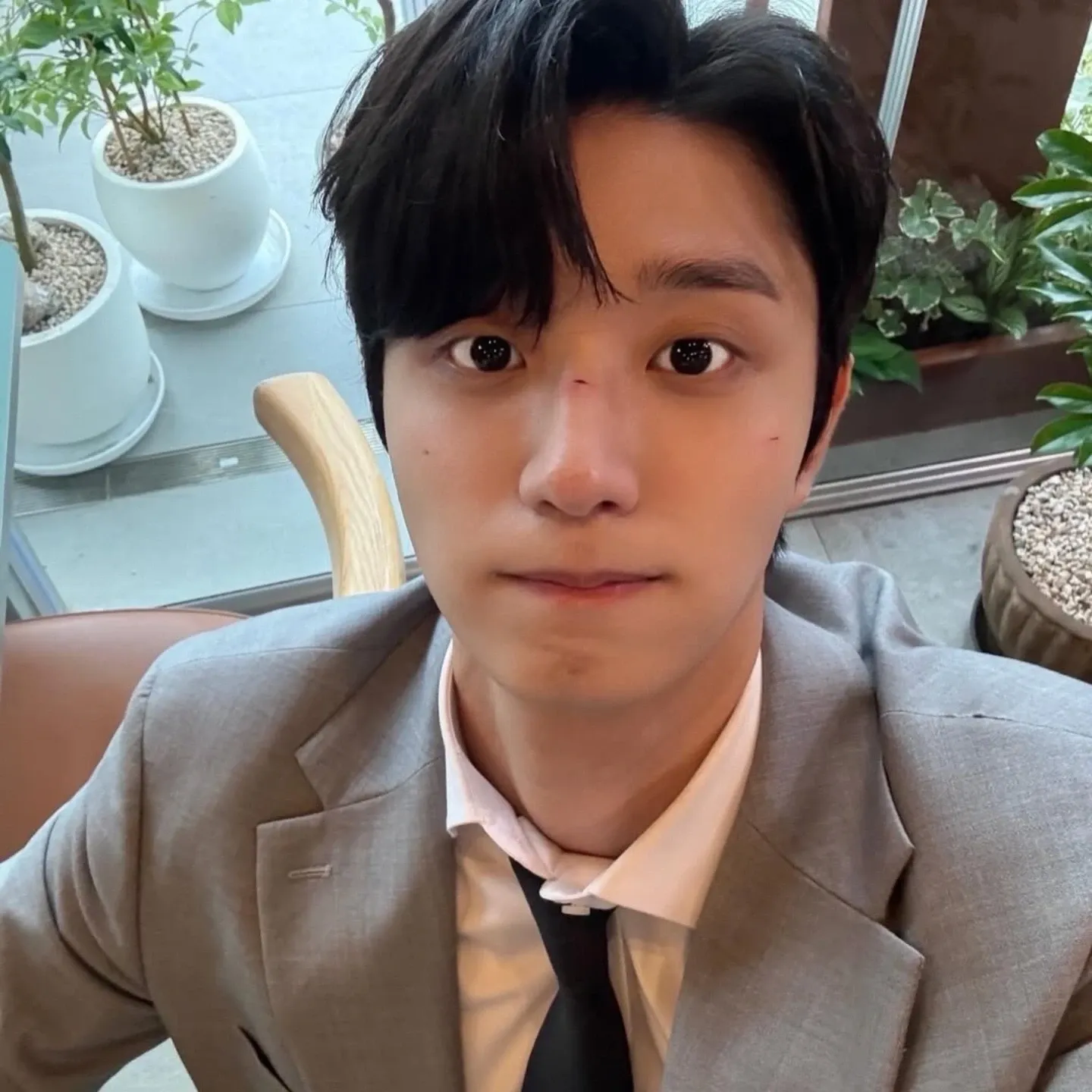 Recent activity shot of Kim Jaewon