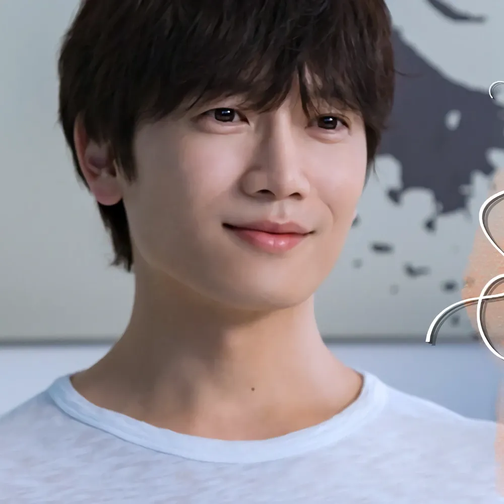 Behind-the-scenes cut of Ji Sung