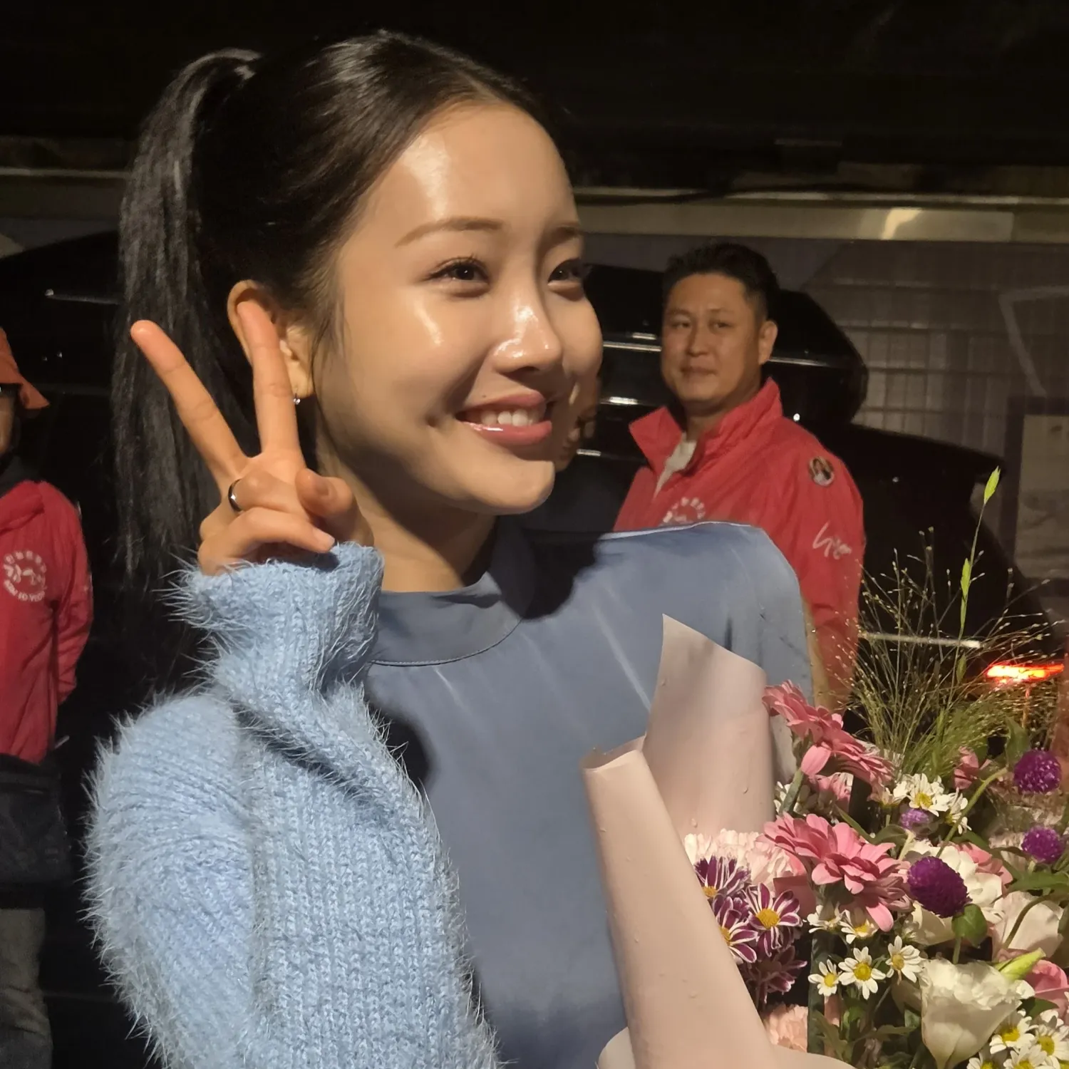 Behind-the-scenes cut of Kim Soyeon (2004)