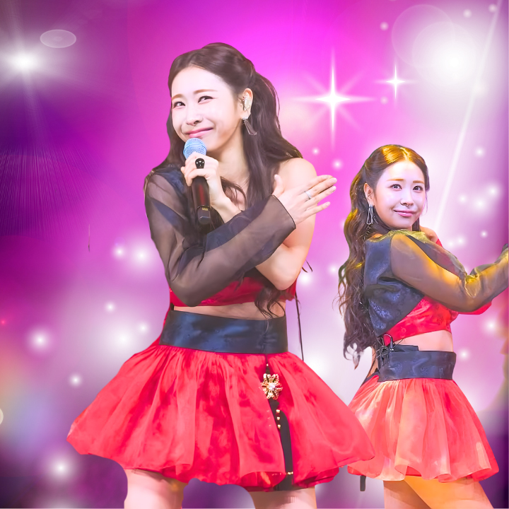 A moment captured by a fan of Huh Chanmi