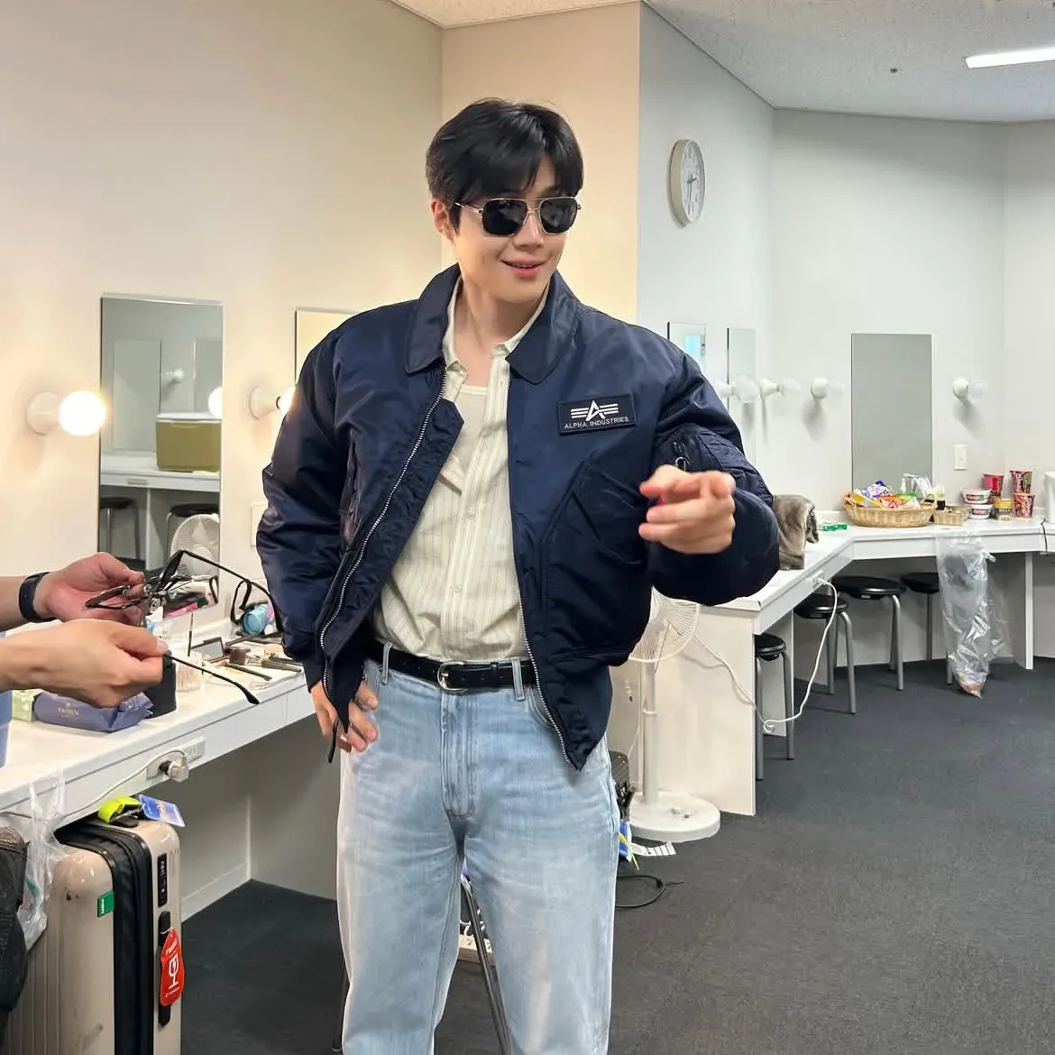 A moment captured by a fan of Kim Seonho