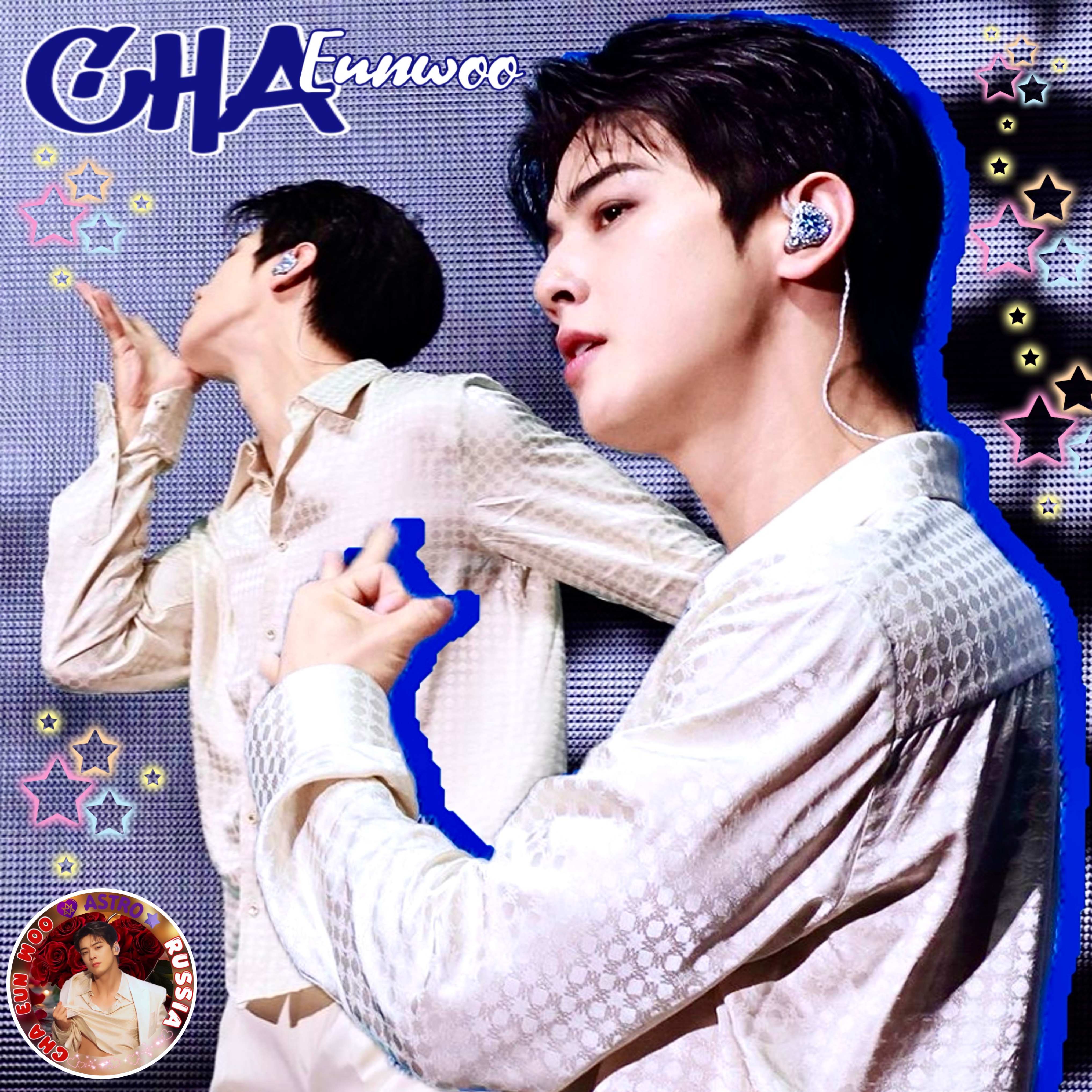 Behind-the-scenes cut of Cha Eunwoo