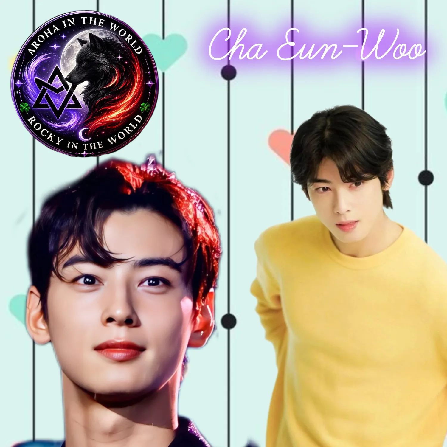 Behind-the-scenes cut of Cha Eunwoo