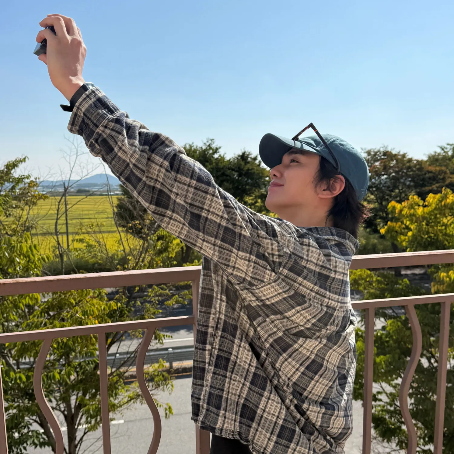 A moment captured by a fan of Yoo Seungho