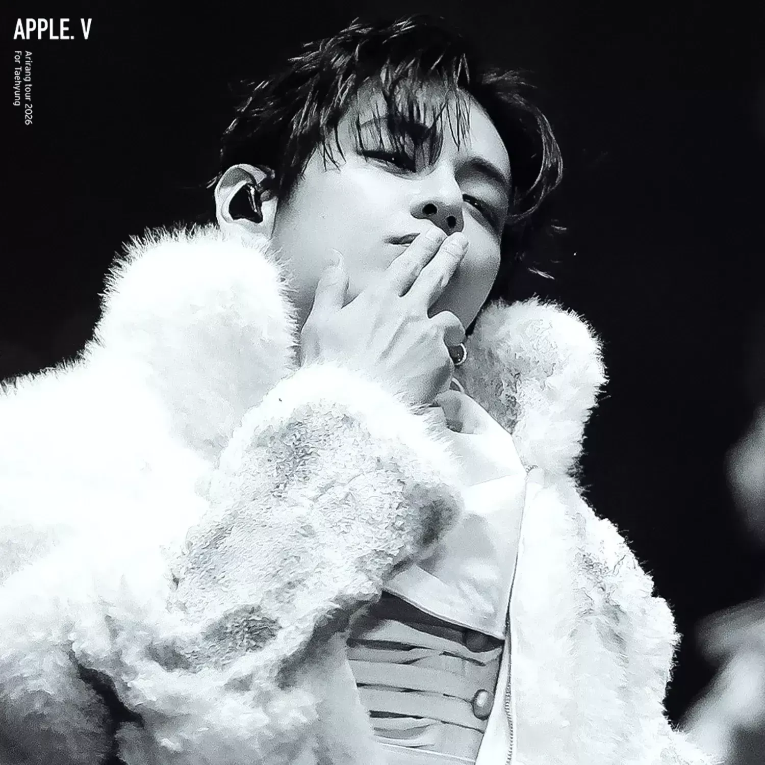Recent activity shot of Kim Taehyung (V)
