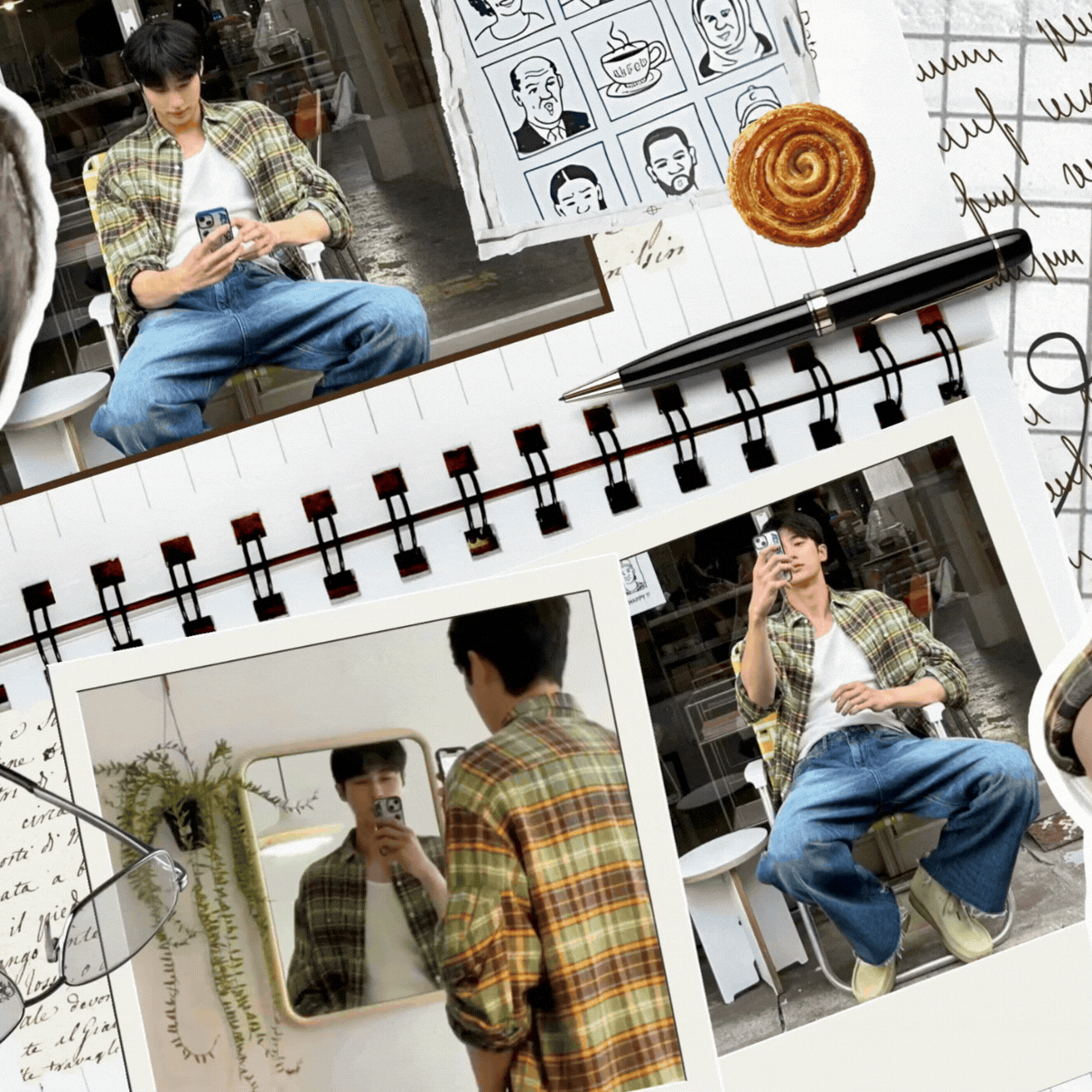 A moment captured by a fan of Byeon Wooseok