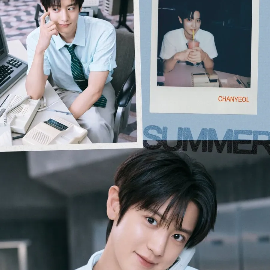 Behind-the-scenes cut of Chanyeol