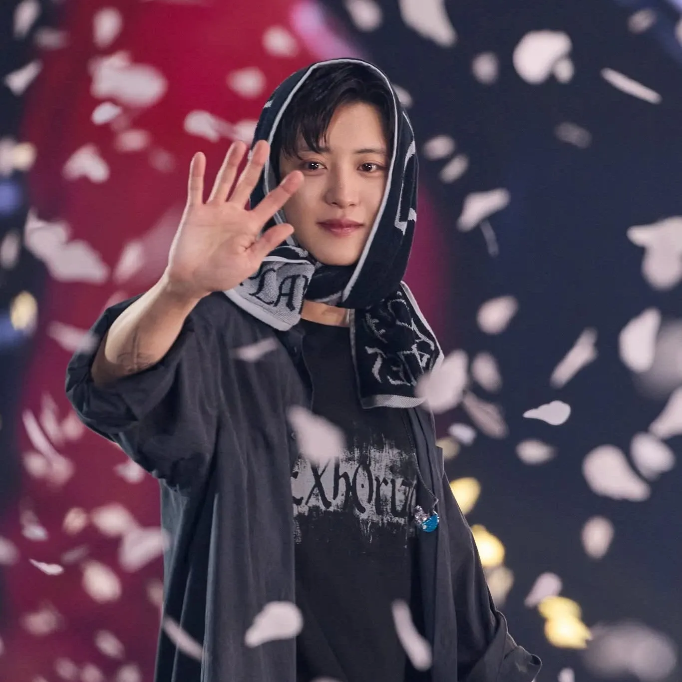 A moment captured by a fan of Chanyeol