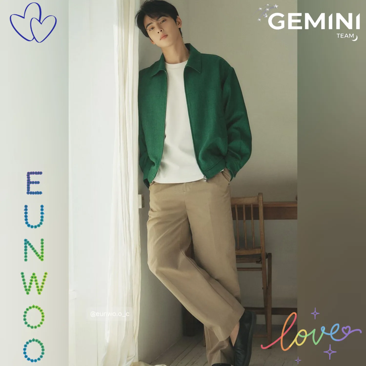 Recent activity shot of Cha Eunwoo
