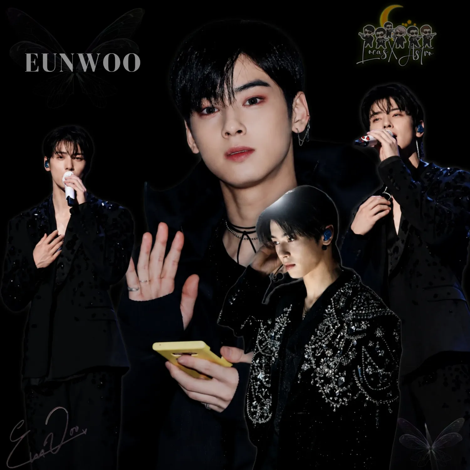 A moment captured by a fan of Cha Eunwoo