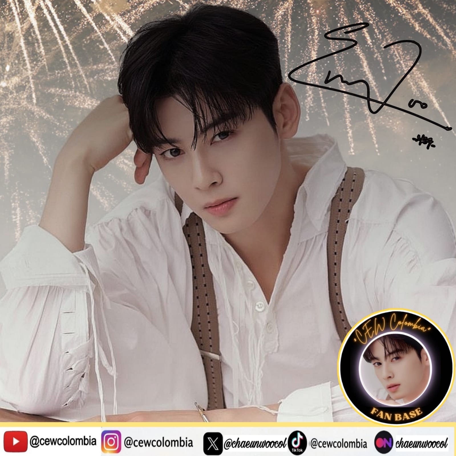 Recent activity shot of Cha Eunwoo