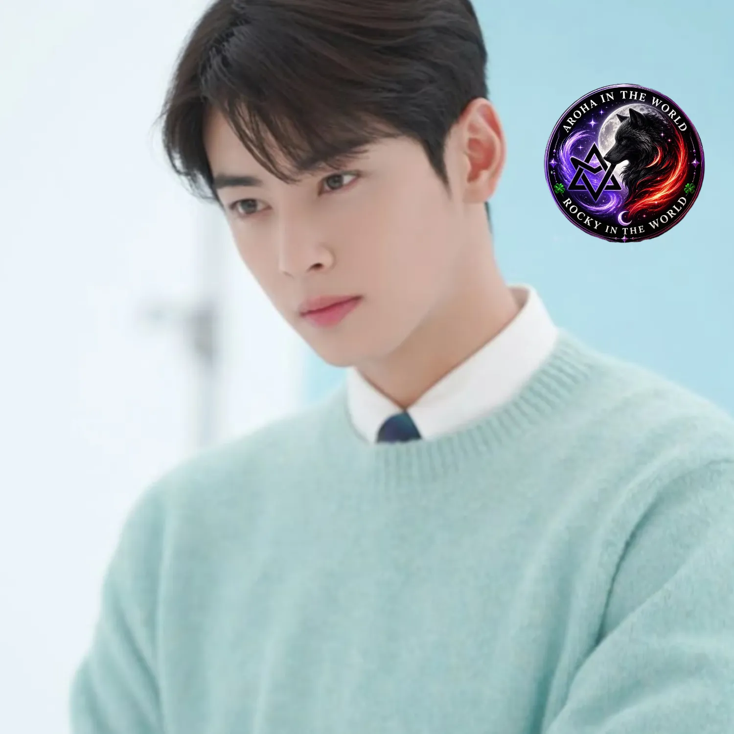 Behind-the-scenes cut of Cha Eunwoo