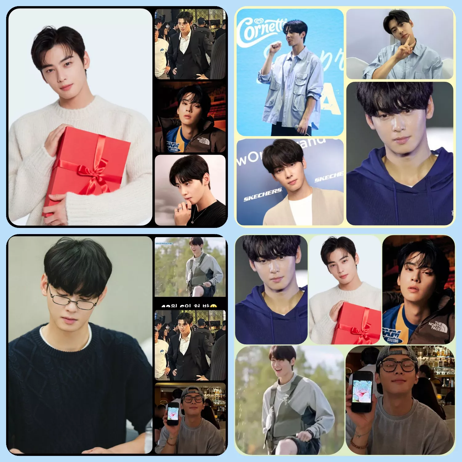 Behind-the-scenes cut of Cha Eunwoo