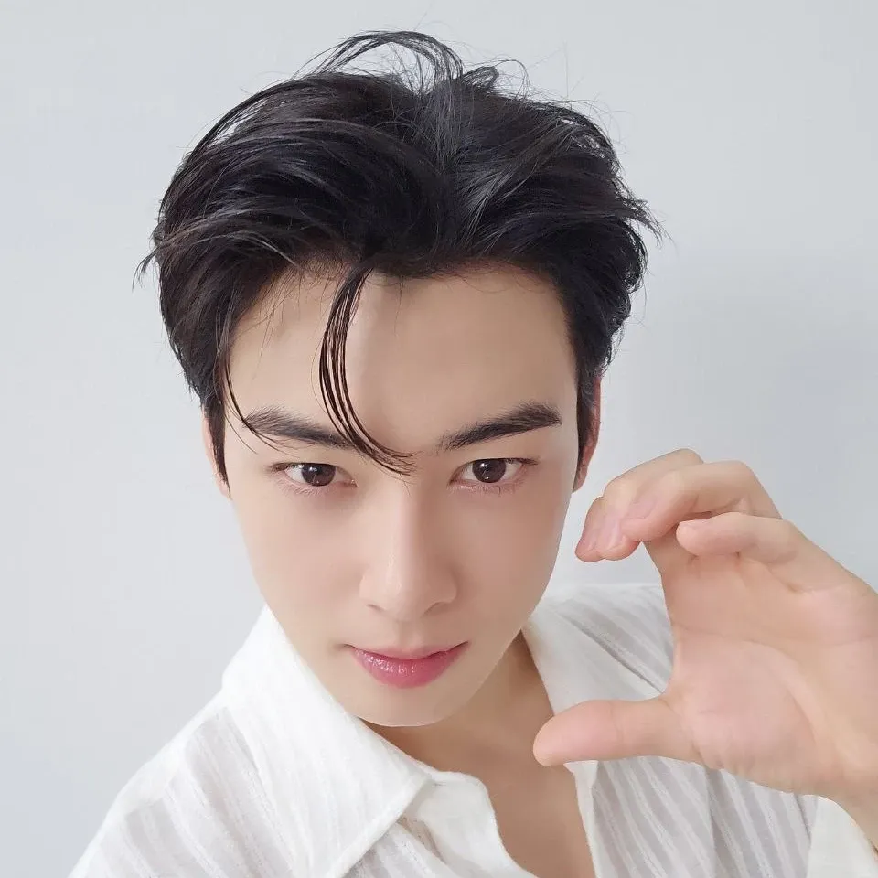 A moment captured by a fan of Cha Eunwoo