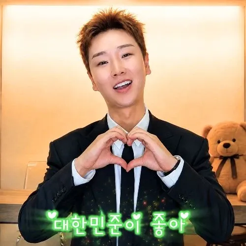 Behind-the-scenes cut of Song Minjun