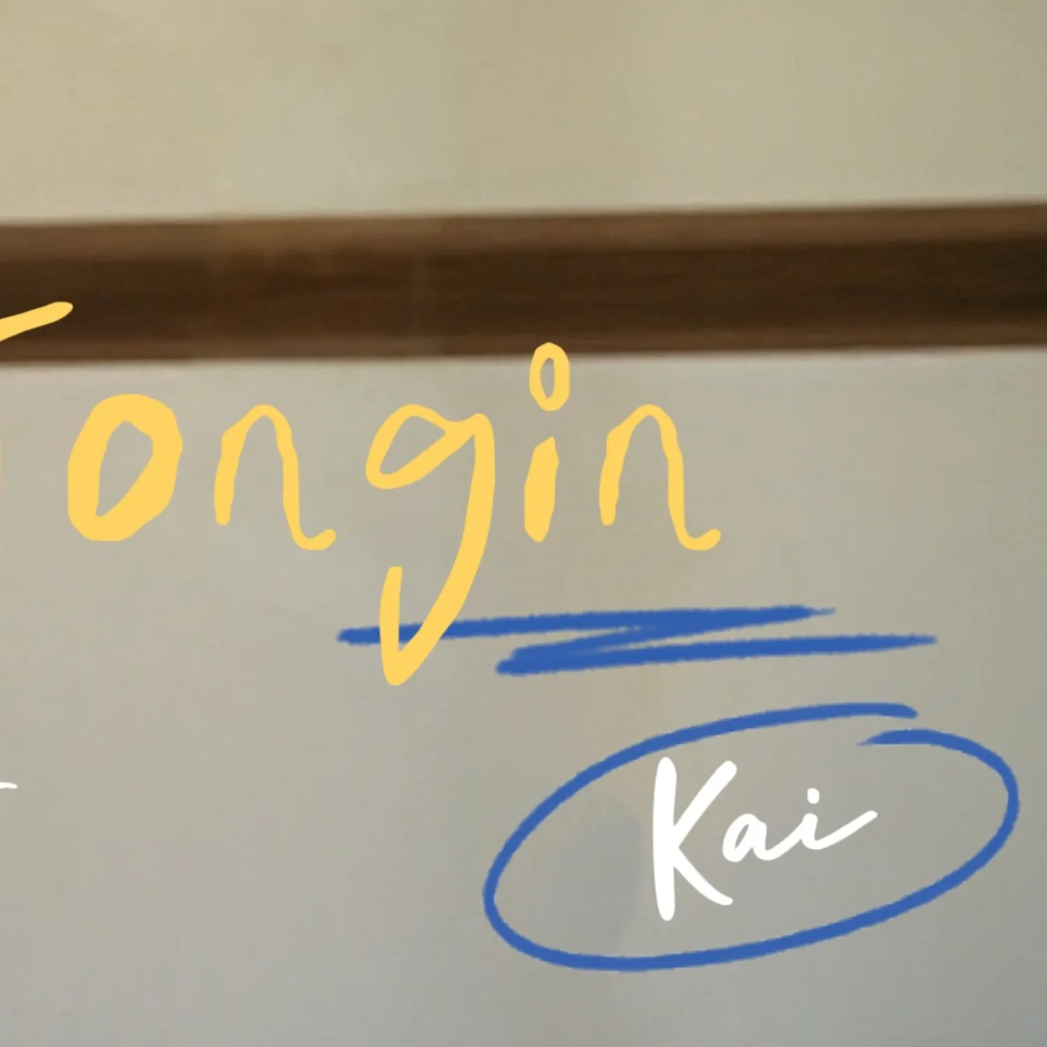 A moment captured by a fan of KAI