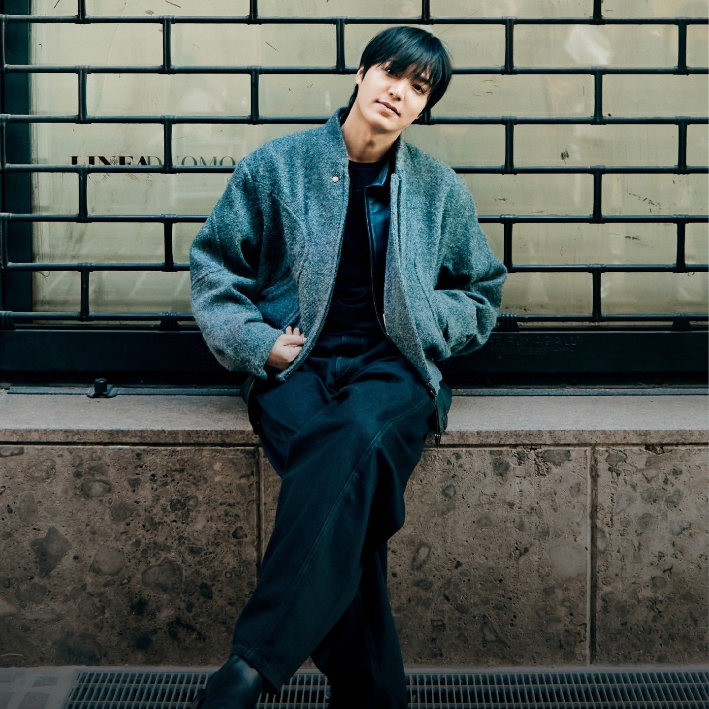 粉絲拍下的李敏鎬瞬間