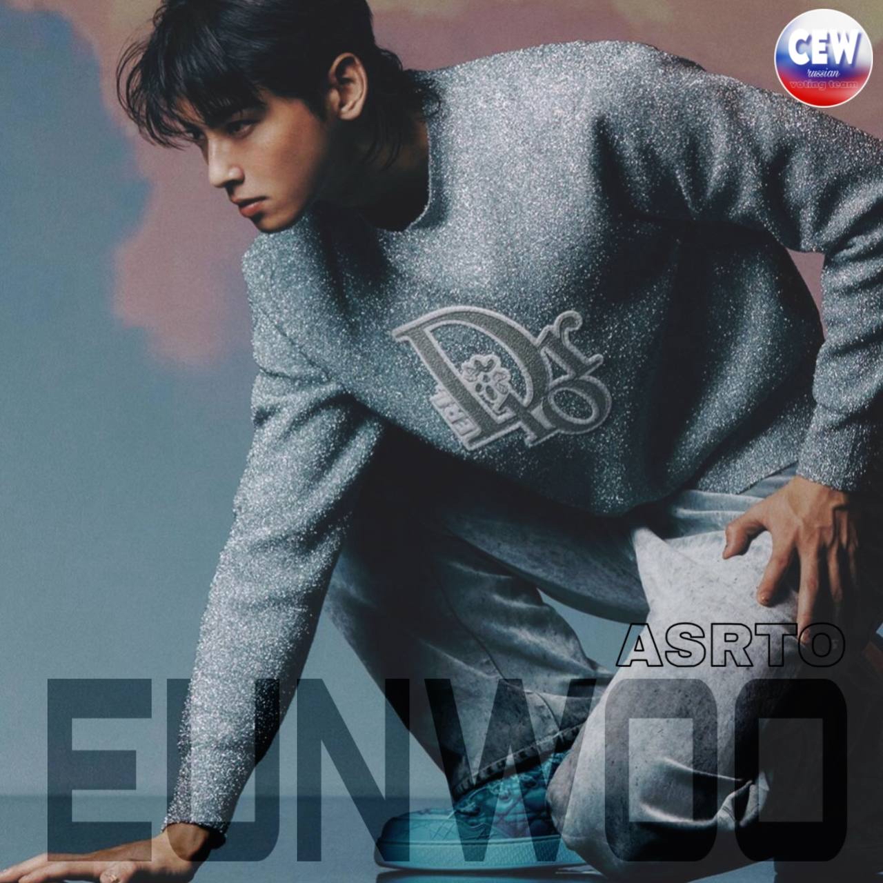 Behind-the-scenes cut of Cha Eunwoo